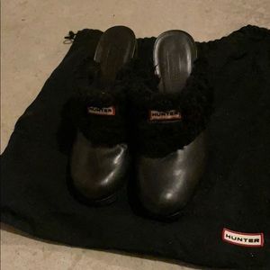 Hunter Leather Slide-in Boots